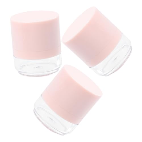 LRXIYODE 3 Stück Tragbare Nachfüllbare Puderbehälter Dicht Schließendem Deckel und Quaste Kompakte Leichte Make Up Boxen für Damen Reisen Fassungsvermögen von LRXIYODE
