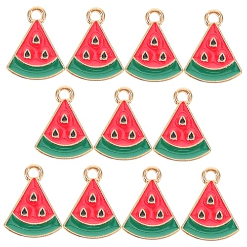 LRXIYODE 30 Stück Mini Wassermelonen Anhänger aus Langlebiger Legierung Bunte Emaille Frucht Charms für DIY Schmuckherstellung Halsketten Ohrringe Schlüsselanhänger Armbänder LRXIYODE 30 Stück Mini Wassermelonen Anhänger aus Langlebiger Legierung Bunte Emaille Frucht Charms für DIY Schmuckherstellung Halsketten Ohrringe Schlüsselanhänger Armbänder von LRXIYODE