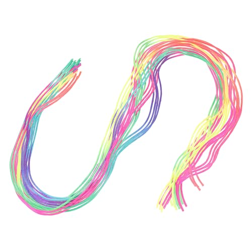 LRXIYODE 30 Stück Teiliges Haarflechtset Bunte Farbverlaufsbänder Dicke Haargarn Bänder DIY Haarschmuck für Damen für Zöpfe Dreadlocks Party Styling von LRXIYODE