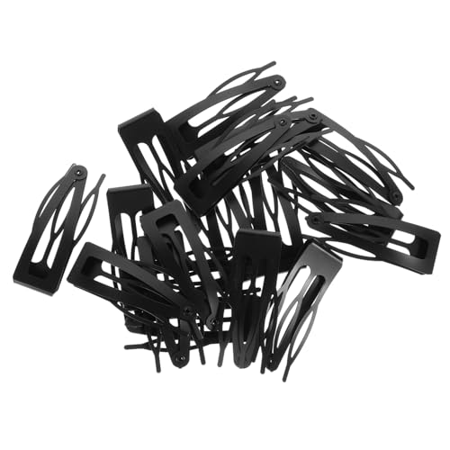 LRXIYODE 30 Stück Teiliges Haarklammern für Mädchen Kleine Haarspangen für Damen Vielseitig Einsetzbar für Alltag Partys und Besondere Anlässe Design Schwarz von LRXIYODE