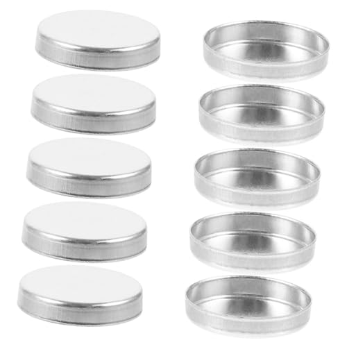 LRXIYODE 30 Stück Teiliges Leere Lidschattenpans Aluminium Robuste DIY Kosmetik Aufbewahrung Geeignet für Lippenbalsam Highlighter Tragbar für Frauen Mädchen Makeup Organizer von LRXIYODE