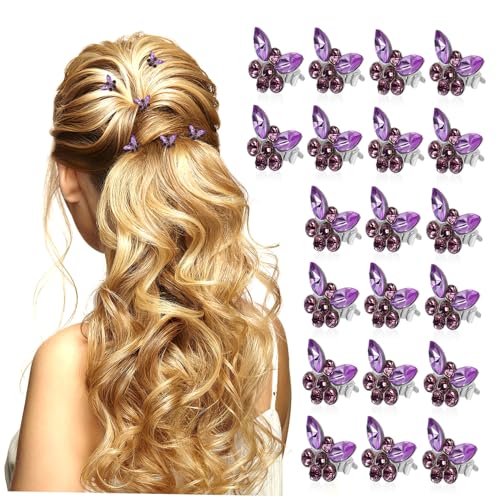 LRXIYODE 30 Stück Teiliges Mini Schmetterling Haarklammern Funkelnde Strass Haarklammern für Damen Kleine Butterfly Haarspangen zur Vielseitigen Haarstyling Dekoration LRXIYODE 30 Stück Teiliges Mini Schmetterling Haarklammern Funkelnde Strass Haarklammern für Damen Kleine Butterfly Haarspangen zur Vielseitigen Haarstyling Dekoration von LRXIYODE