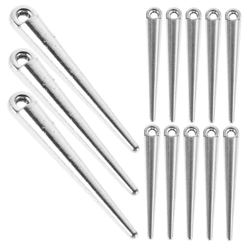 LRXIYODE 30 Stück Teiliges Vintage Metallanhänger Robuste Charms für DIY Schmuckherstellung Stilvolle Punk Ohrschmuckanhänger aus Zinklegierung für Halsketten und Armbänder von LRXIYODE