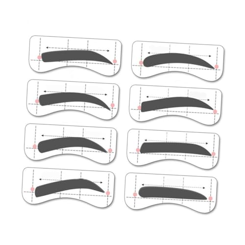LRXIYODE 32 Paare Augenbrauen Schablonen Wiederverwendbar DIY Augenbrauen Aufkleber Präzise Formung Makeup Tools Anfänger Geeignet von LRXIYODE