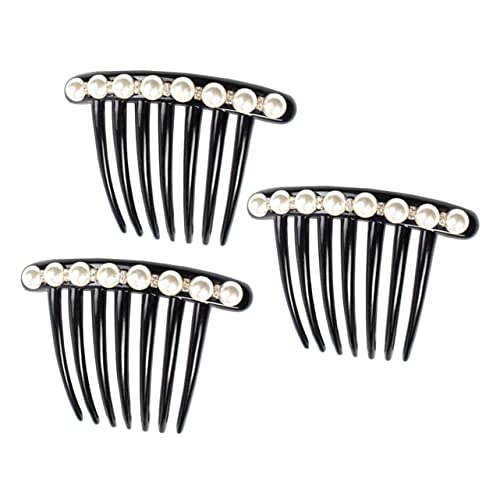 LRXIYODE 3stücke Perlen-haarnadeln Mit Kristallen Rutschfeste Haarkämme Kopfschmuck Für Damen Und Mädchen Haarschmuck Für Hochzeit Und Party von LRXIYODE