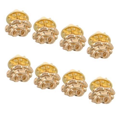 LRXIYODE 4 Paar Vintage Brosche Blumenbrosche Anstecknadeln Für Hüte Brosche Anstecknadel Blumenbrosche Rosenblumen Anstecknadel Blumennadeln Für Jeans Rosenbrosche von LRXIYODE