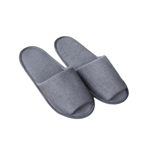 LRXIYODE 4 Paare Faltbare Einweg Herren Hausschuhe Leicht Atmungsaktiv Rutschfest Komfortabel für Hotel Reise Spa Gäste Geeignet von LRXIYODE