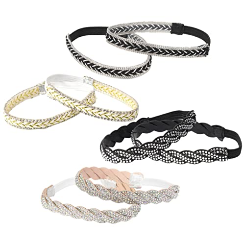LRXIYODE 4 Paare Verstellbare Schuhriemen für Damen Fesselriemen mit Strass Rutsch Design für High Heels Praktische und Dekorative Schuhbänder für Täglichen Gebrauch von LRXIYODE