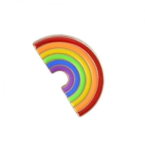 LRXIYODE 4 STÜCKE Teiliges Kreative Broschen Regenbogen Ananas und Design Langlebige Legierung Kleidung Accessoires für Damen Vielseitig Kombinierbar mit Pullover Kleid Hut und Schal von LRXIYODE