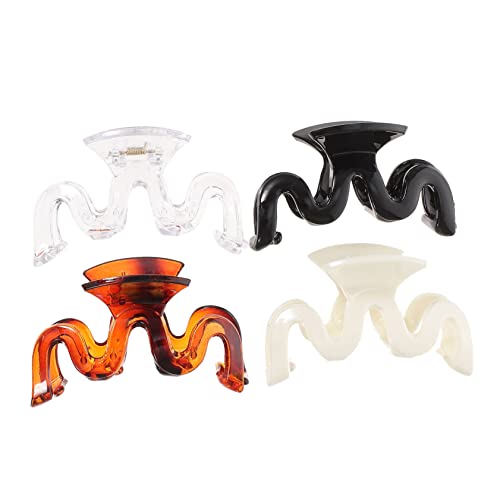 LRXIYODE 4 Stück Große Haarklammern für Dickes Haar aus Strapazierfähigem Kunststoff für Styles und Tägliches Tragen für und Mädchen von LRXIYODE