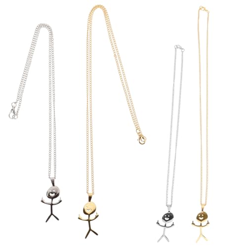 LRXIYODE 4 Stück Lustige Doodle Halskette Teiliges Edelstahl Charms Kreativer Cartoon Anhänger für Damen und Herren Origineller Schmuck für Party und Alltag LRXIYODE 4 Stück Lustige Doodle Halskette Teiliges Edelstahl Charms Kreativer Cartoon Anhänger für Damen und Herren Origineller Schmuck für Party und Alltag von LRXIYODE