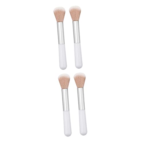 LRXIYODE 4 Stück Make up Pinsel Für Frauen Flauschige Rouge Und Puderpinsel Ergonomischer Griff Für Reisen Und Zuhause von LRXIYODE