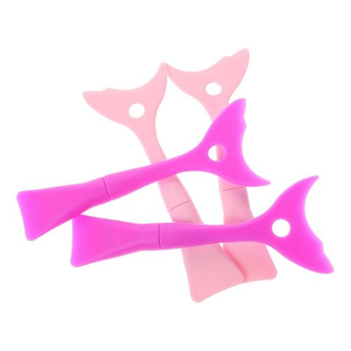 LRXIYODE 4 Stück Multifunktionale Silikon Schablonen für Augenbrauen und Eyeliner Teiliges Set für Präzises Make Up Wiederverwendbar zur Haut für Anfänger und Profis Perfektes Augen Make von LRXIYODE