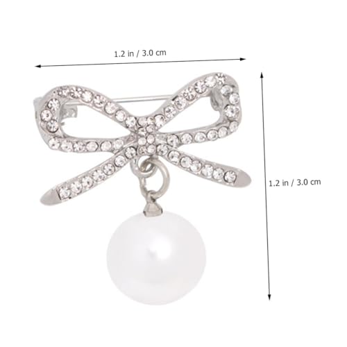 LRXIYODE 4 Stück Teiliges Broschen Strass schleifen Langlebige Legierungs korsage Dekorative Anstecknadeln für Kleidung Schals Taschen und Hüte Schutz vor Unerwünschtem Fotografieren von LRXIYODE