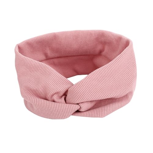 LRXIYODE 4 Stück Teiliges Elastisches Damen Sport Haarband mit Schraubgewinde Kreuzförmigem Design Rutschfestes Fitness Stirnband für Yoga Training in Khaki Marineblau von LRXIYODE