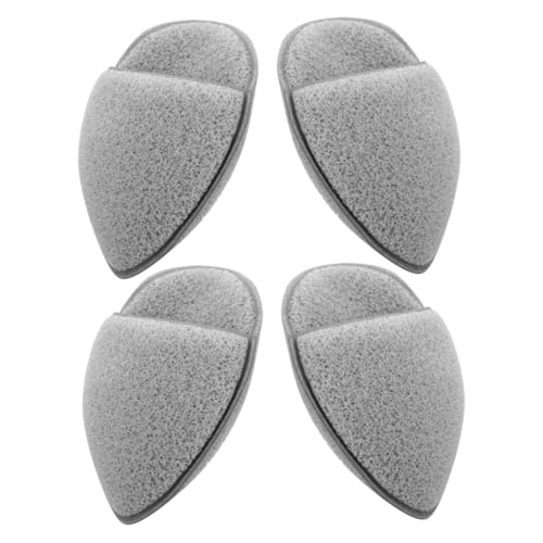 LRXIYODE 4 Stück Teiliges Gesichtsreinigungsschwämme Hautfreundliche Weiche Peelingpads in Tropfenform Sanfte Wiederverwendbare Make Up Entferner Schwämme für Empfindliche Haut von LRXIYODE