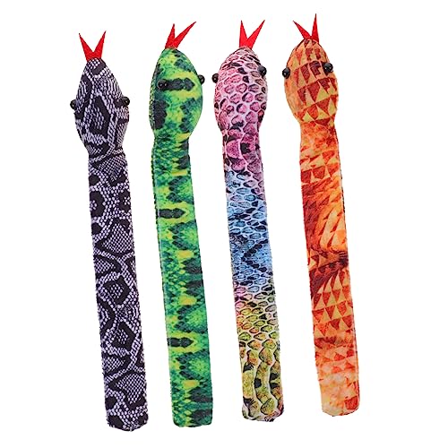 LRXIYODE 4 Stück Teiliges Slap Armband mit Lustigen Tiermotiven Weiches Stoffarmband Bequemes Tragegefühl Vielseitig für Geburtstagspartys Geschenkbeutel und Dschungel Mottos Geeignet von LRXIYODE