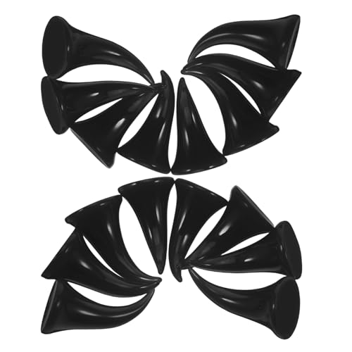 LRXIYODE 40 Stück Halloween-teufelshörner: Mini-teufelshorn-ornament Kunststoff, Diy-dämonenohr-haarspangen, Zubehör Für Diy-bastelarbeiten, Haarspangen, Kopfbedeckungen, von LRXIYODE