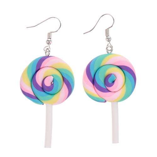 LRXIYODE 4Stücke Lutscher Ohrringe Polymer Clay Stilvoller Ohrschmuck für Frauen Ohrhänger Bunten Farben für Partys Leicht Sicher LRXIYODE 4Stücke Lutscher Ohrringe Polymer Clay Stilvoller Ohrschmuck für Frauen Ohrhänger Bunten Farben für Partys Leicht Sicher von LRXIYODE
