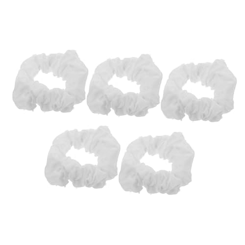 LRXIYODE 5 Stück Baumwoll Scrunchies mit Tie Dye Muster Hohe Elastizität Weiche Haargummis für Dickes Haar Dehnbar und Schonend Modische Haarschmuck für Damen und Mädchen von LRXIYODE