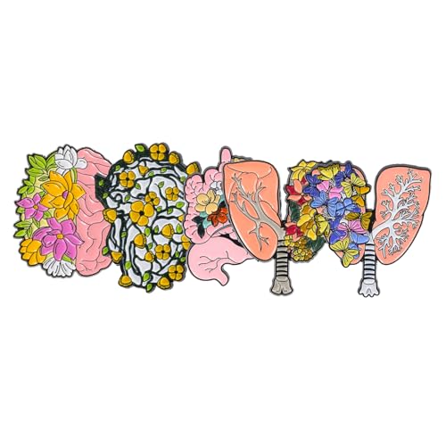 LRXIYODE 5 Stück Teiliges Dekoratives Metall Anstecknadel mit Broschen für Kleidung Hut Schal und Anzug Stabile Lapel Pins Schmucknadeln für Damenbekleidung von LRXIYODE