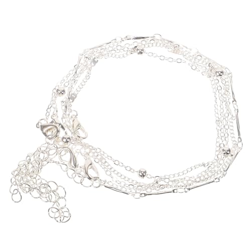 LRXIYODE 5 Stück Teiliges Fußkettchen Set für Damen Silberkette Stapelbare Fußschmuck Accessoires Boho Knöchelarmbänder für für Strand und Partys LRXIYODE 5 Stück Teiliges Fußkettchen Set für Damen Silberkette Stapelbare Fußschmuck Accessoires Boho Knöchelarmbänder für für Strand und Partys von LRXIYODE