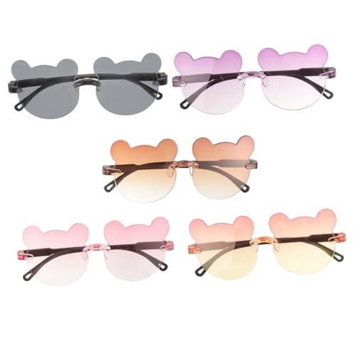 LRXIYODE 5 Stück Teiliges Sonnenbrillen Uv Schutz Cartoon Partybrillen für Jungen und Mädchen in Rot Schwarz Orange Leichte Trendige Brillen für Outdoor und Freizeit LRXIYODE 5 Stück Teiliges Sonnenbrillen Uv Schutz Cartoon Partybrillen für Jungen und Mädchen in Rot Schwarz Orange Leichte Trendige Brillen für Outdoor und Freizeit von LRXIYODE