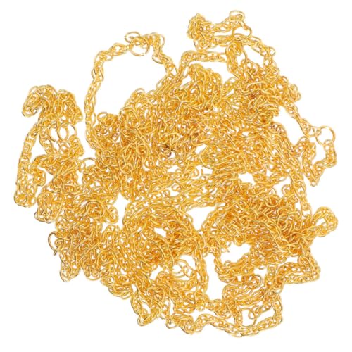 LRXIYODE 50 Stück Mini Puppen Halsketten aus Metalllegierung Langlebige Schmuckketten für Puppen Modische und Robuste Puppenzubehör Geeignet für Rollenspiele und Puppenkleidung von LRXIYODE