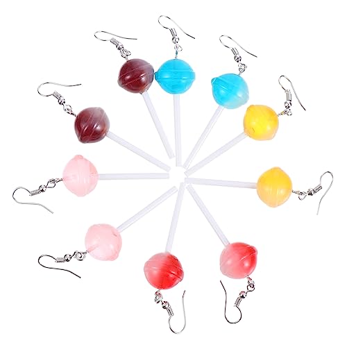 LRXIYODE 5Paare Lollipop Ohr Dangler Süßigkeiten Inspirierte Ohrhänger für Frauen für Partys Alltagslook Besondere Anlässe Leicht Tragbar Einzigartiges Design LRXIYODE 5Paare Lollipop Ohr Dangler Süßigkeiten Inspirierte Ohrhänger für Frauen für Partys Alltagslook Besondere Anlässe Leicht Tragbar Einzigartiges Design von LRXIYODE