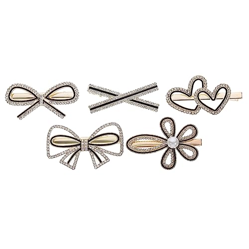 LRXIYODE 5stücke Haarnadeln Klein Mit Perlen Design Für Frauen Als Haaraccessoires Für Hochzeit Party Und Alltag von LRXIYODE