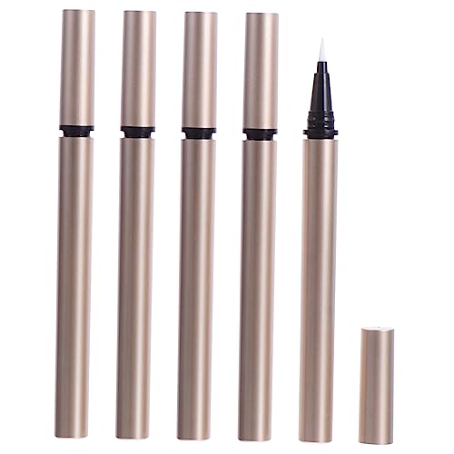 LRXIYODE 5Stücke Nachfüllbare Eyeliner Pen Tuben Leere Flüssige Eyeliner Behälter für DIY Makeup Leicht und Leckagefrei für Reisen und Anfänger von LRXIYODE