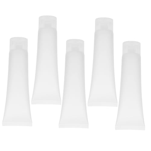 LRXIYODE 5stücke Nachfüllbare Reiseflaschen Quetschflaschen Aufbewahrungsbehälter Für Shampoo Gesichtswasser Handcreme Körperlotion Lotion Travel Bottles von LRXIYODE