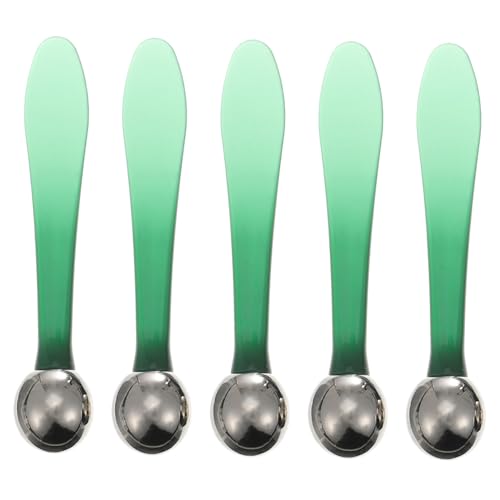 LRXIYODE 5pcs Eye Massage Stick Facial Maske Sticks Make -up Beauty Tools Creme Löffel (grün) von LRXIYODE