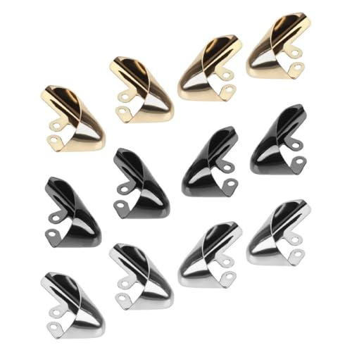 LRXIYODE 6 Paare Teiliges Schuhspitzen Schutzset Hochheel Zehenschutz Überzieher in Gold Silber Schwarz Verschleißfeste Schuhschutzkappen für Damen Hohe Absätze Modische Dekorative von LRXIYODE