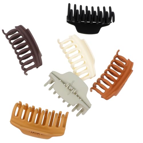 LRXIYODE 6 Stück Chic Haarspangen Teiliges Vielseitiges Haarclip Gemischten Farben für Trendige Hochsteckfrisuren Geeignet Robust und Haarschmuck für Damen und Mädchen von LRXIYODE