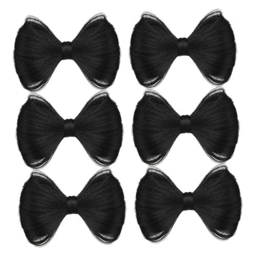 LRXIYODE 6 Stück Dekorative Fake Buns Haarschmuck für und Mädchen Antirutsch Clip für Jede Gelegenheit Schwarz LRXIYODE 6 Stück Dekorative Fake Buns Haarschmuck für und Mädchen Antirutsch Clip für Jede Gelegenheit Schwarz von LRXIYODE