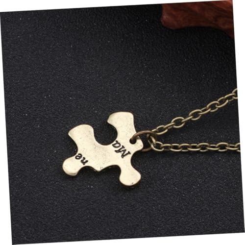 LRXIYODE 6 Stück Freundschaftskette Teiliges Puzzle Anhänger Set Kreative Damen Halskette Symbol für Enge Freunde Stilvolle Schmuck Accessoires zum von LRXIYODE