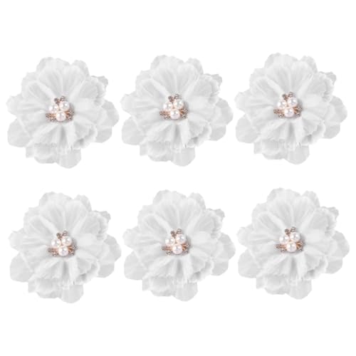 LRXIYODE 6 Stück Kleine Blumen Haarspangen für Damen und Mädchen Elegante Haarschmuck Clips mit sicherem Griff für Verschiedene Haarstile und Farben Geeignet für Styling und Haartrocknung von LRXIYODE