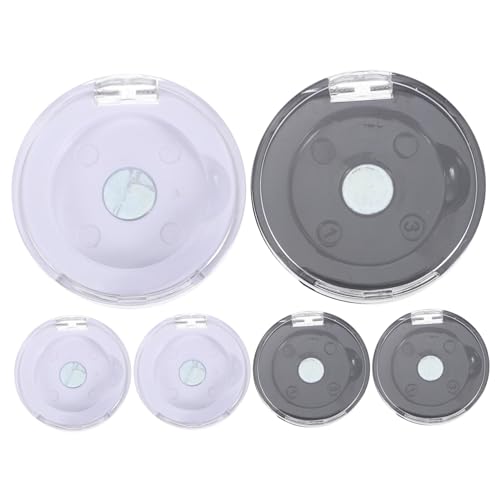 LRXIYODE 6 Stück Magnetische Lidschatten Box Einzelbehälter Make Up Organizer Leicht und Wiederverwendbar für Frauen und Reisen von LRXIYODE
