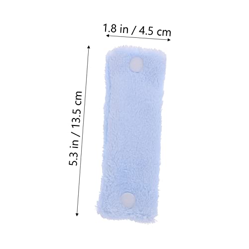 LRXIYODE 6 Stück Teiliges Fleece Haarwickler Hitze Weiche Flexible Lockenwickler zum Schlafen Schonend für Haartypen Natürliche Wellen für Damen Einfach Anzuwenden Blaue Farbe von LRXIYODE