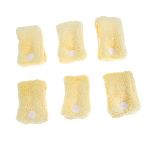 LRXIYODE 6 Stück Teiliges Fleece Lockenwickler für Damen Weiche Hitzefreie Haarwickler Schonendes Styling ohne Schaden für Übernachtliche Locken bei Allen Haartypen von LRXIYODE