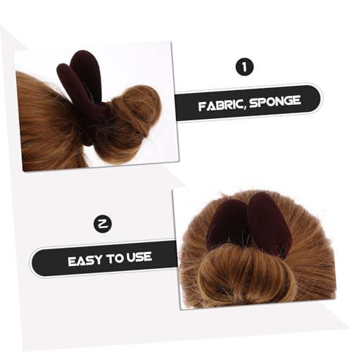 LRXIYODE 6 Stück Teiliges Haardutt Weichem Schwamm Großer und Kleiner Twisted Bun Maker Wiederverwendbares Styling tool für Damen Einfaches Vielseitiges Haarstyling bei Alltag Party und von LRXIYODE