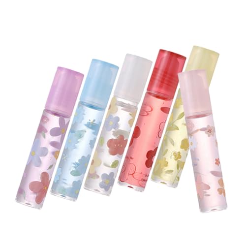 LRXIYODE 6 Stück Teiliges Lip Oil Pflegendes nicht Klebendes Lip Gloss mit Langanhaltender Feuchtigkeitsversorgung für Frauen und von LRXIYODE