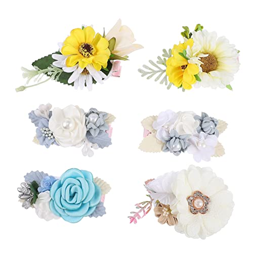 LRXIYODE 6 Stück Teiliges Set Blumen Haarclips für Damen und Mädchen Leichte Haarspangen zur Frisurverschönerung Geeignet für Feines Haar und Partys Modischer Haarschmuck LRXIYODE 6 Stück Teiliges Set Blumen Haarclips für Damen und Mädchen Leichte Haarspangen zur Frisurverschönerung Geeignet für Feines Haar und Partys Modischer Haarschmuck von LRXIYODE