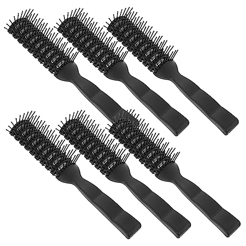 LRXIYODE 6stücke Kunststoff-massagekamm Friseurkamm Für Frauen Und Männer Mit Hohler Form Für Bessere Massage Leicht Und Tragbar von LRXIYODE