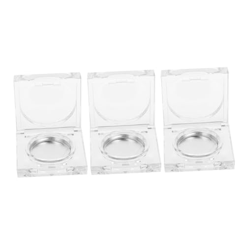 LRXIYODE 6 Stück Teiliges Transparentes Lidschatten und Blush Aufbewahrungsset Kompakte Kosmetik Organizer Boxen Leicht und Tragbar für Concealer Lippenstift Make Up Tablett für Unterwegs von LRXIYODE