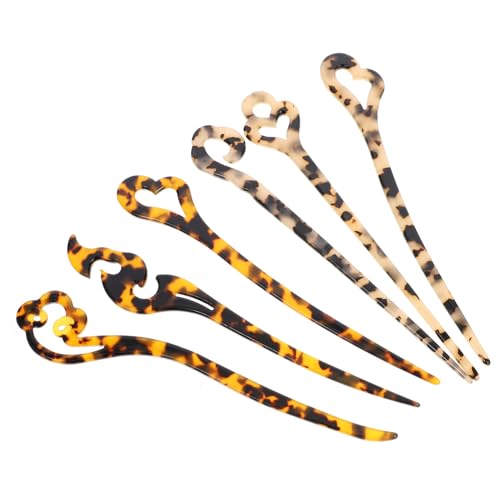 LRXIYODE 6 Stück Teiliges Vintage Chinesische Haarnadeln Haarstäbchen Haarspangen für Damen Rostbeständig Formstabil Geeignet für Hochzeiten Partys Alltag Stilvolles Zufällige Farbe von LRXIYODE