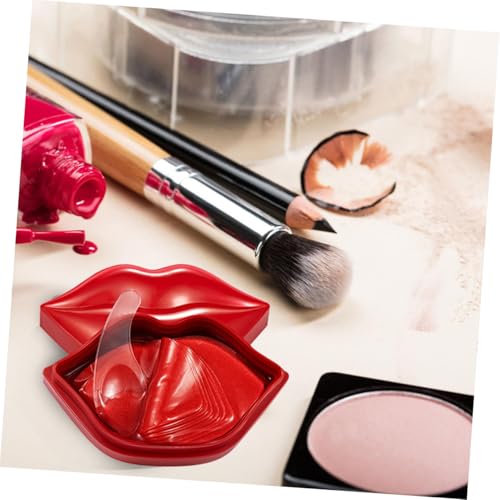 LRXIYODE 60 Stück Feuchtigkeitsspendende Gel lippenmasken Patch für Intensive Lippenpflege gegen Trockenheit und Feine Linien pro Box für Frauen Revitalisierend und Hautfreundlich von LRXIYODE