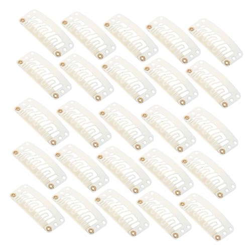 LRXIYODE 60 Stück Perücken Clips Haarklammern mit Kammzähnen für Wig Making und Haarverlängerungen Langlebige Befestigungsclips für Frauen Bequem und Sicher zum Fixieren von Haarteilen von LRXIYODE