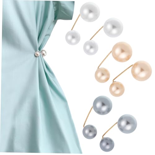 LRXIYODE 6Stücke Faux Perle Brosche Pin Dekorative Anstecknadeln für Kleidung Pullover und Röcke für Weihnachten Hochzeiten und Partys für Frauen und Mädchen von LRXIYODE